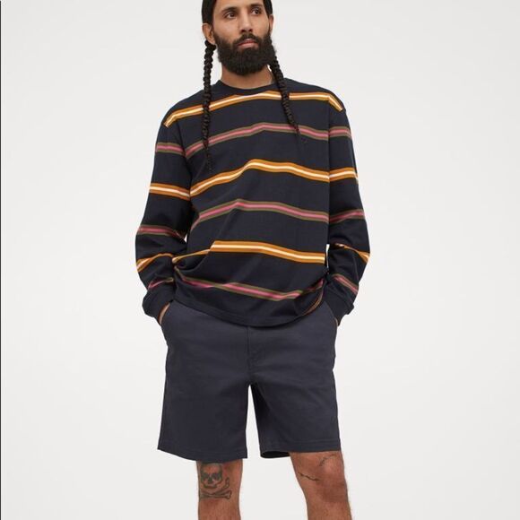 ✨HP✨H&M Cotton Chino Shorts✨ - Picture 1 of 5